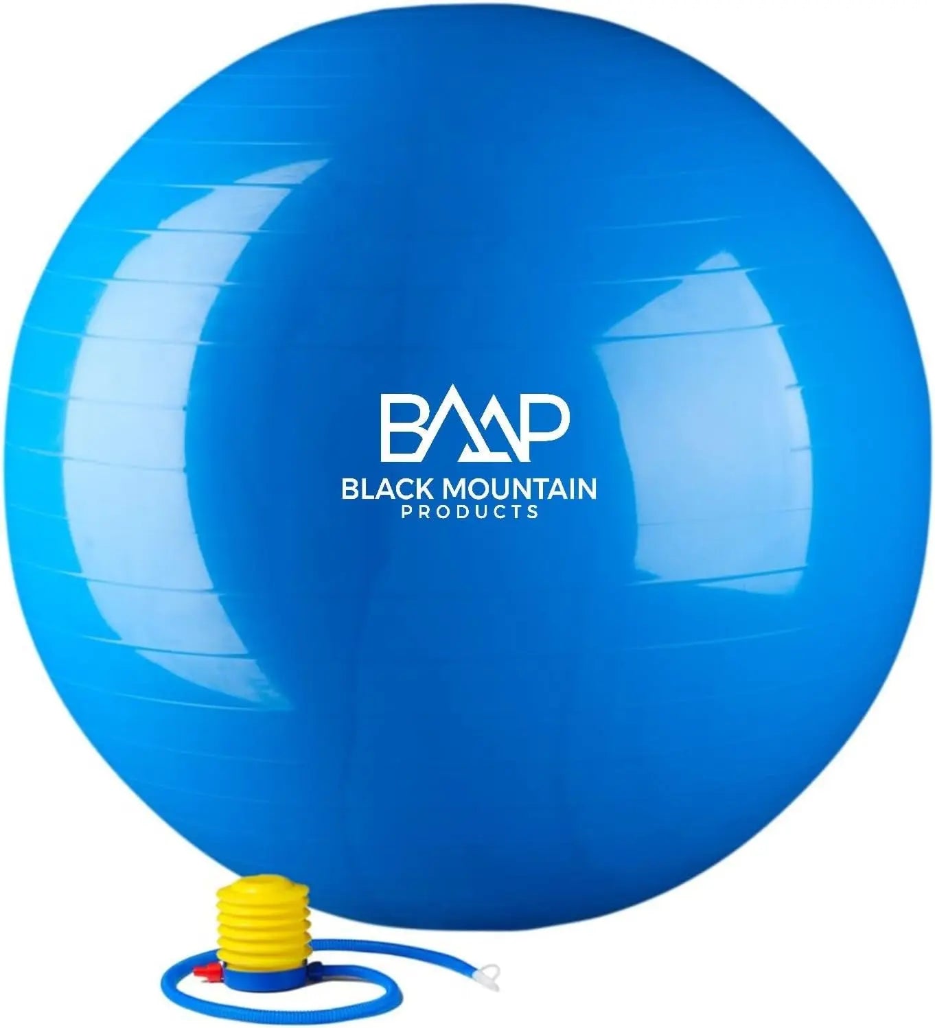 Exercise Stability Yoga Ball, Foot Pump, Ball Plug, Plug Puller, 2000 Lbs Static Weight Capacity Antiburst