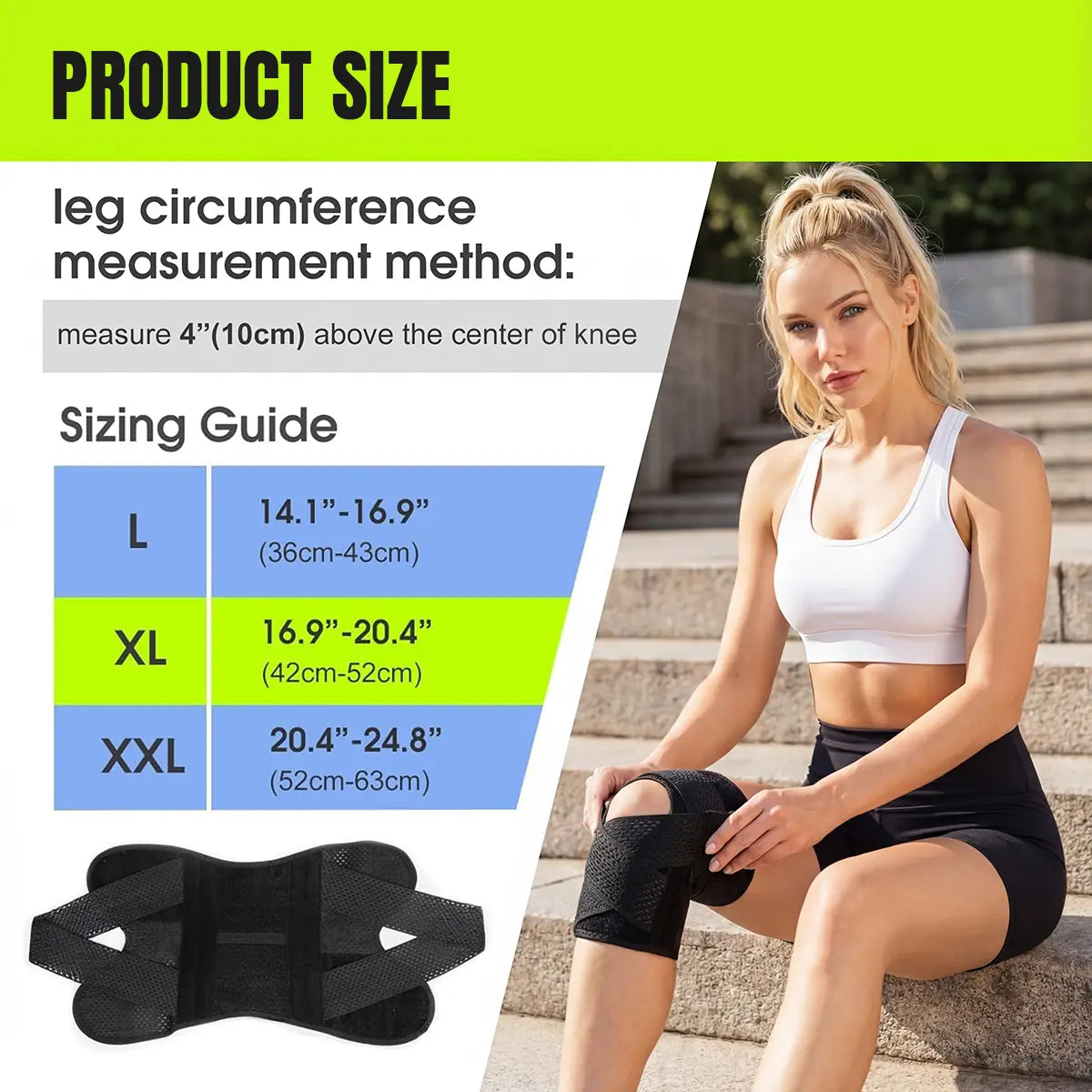 Knee Brace with Side Stabilizers for Meniscal Tear Knee Pain ACL MCL Arthritis Injuries Recovery, Breathable Adjustable Knee Support for Men and Women Black Healthcare Side Staoilizer Knee Compression Wrap